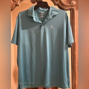 Rhoback Men's Teal Blue Polo Shirt